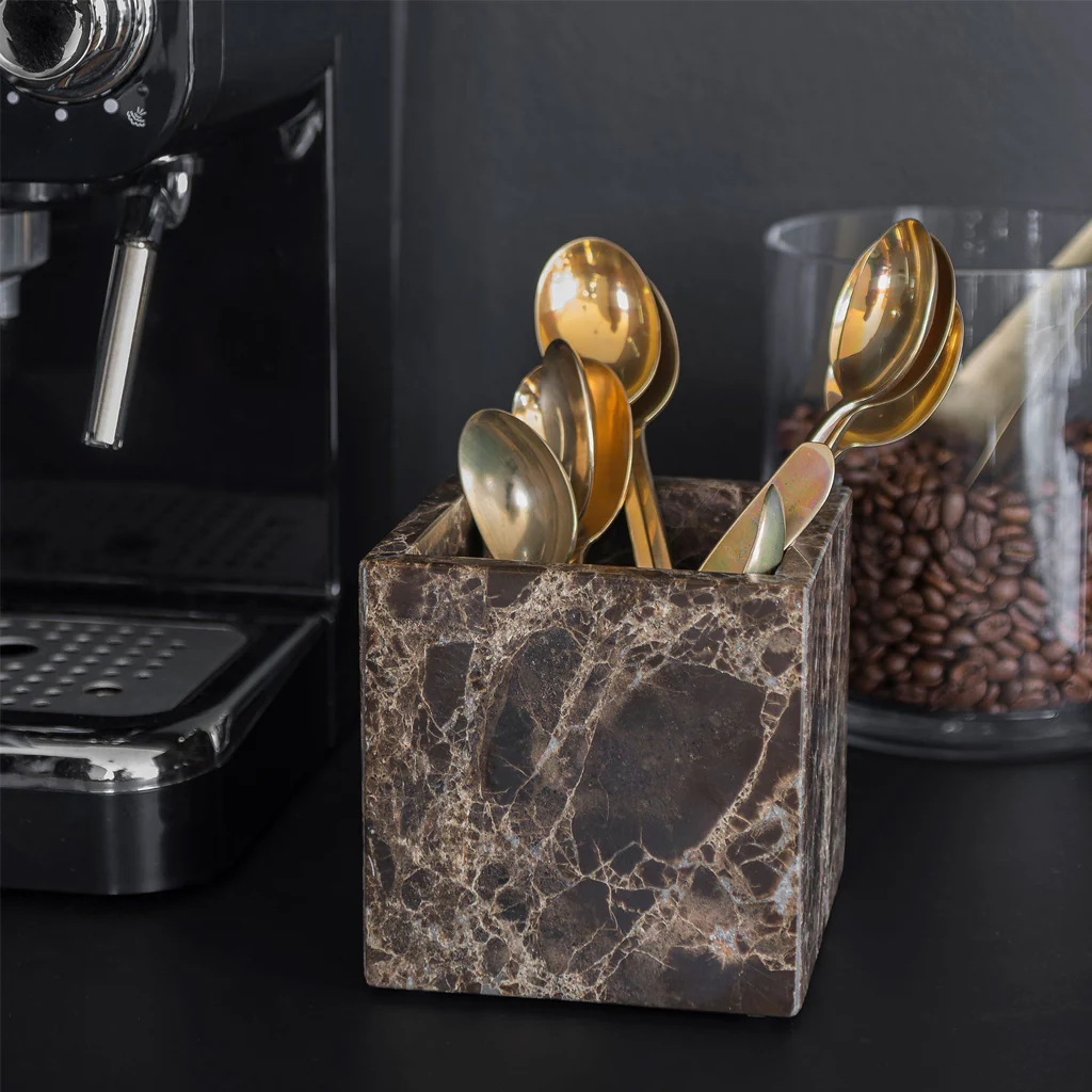 Mette Ditmer Marble Cube Brown - Image 5