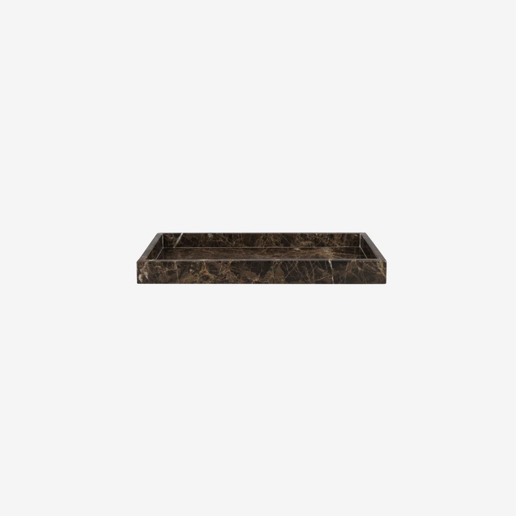 Mette Ditmer Marble Deco Tray Brown
