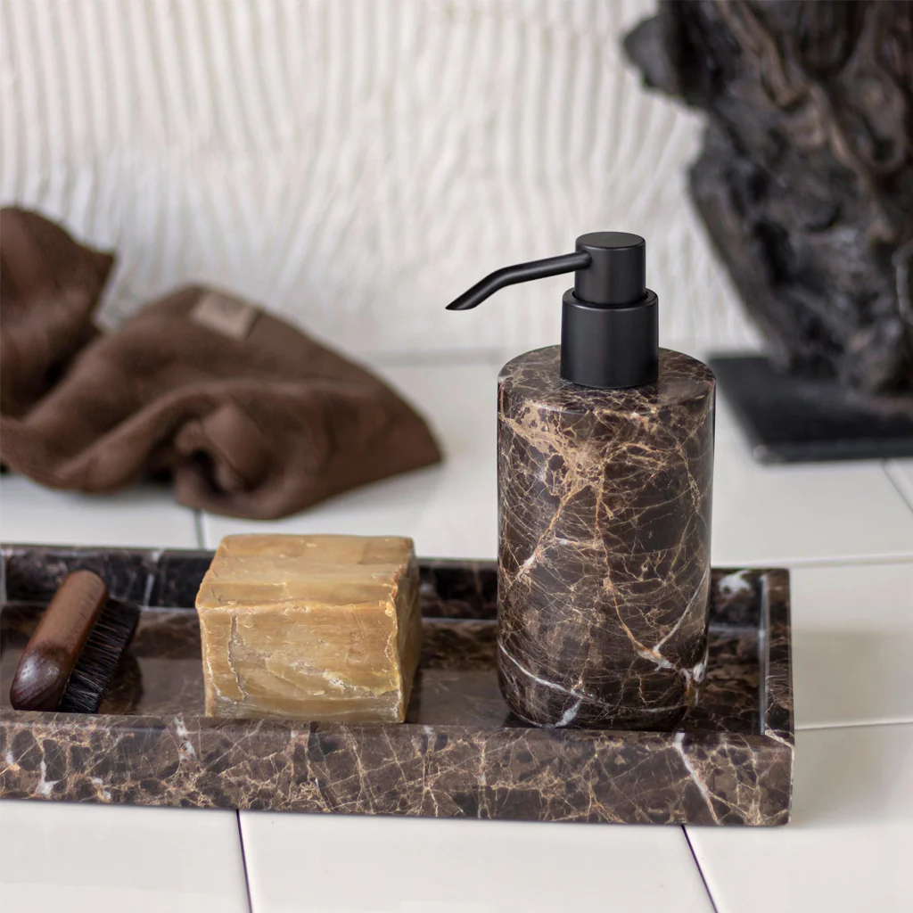 Mette Ditmer Marble Deco Tray Brown - Image 3