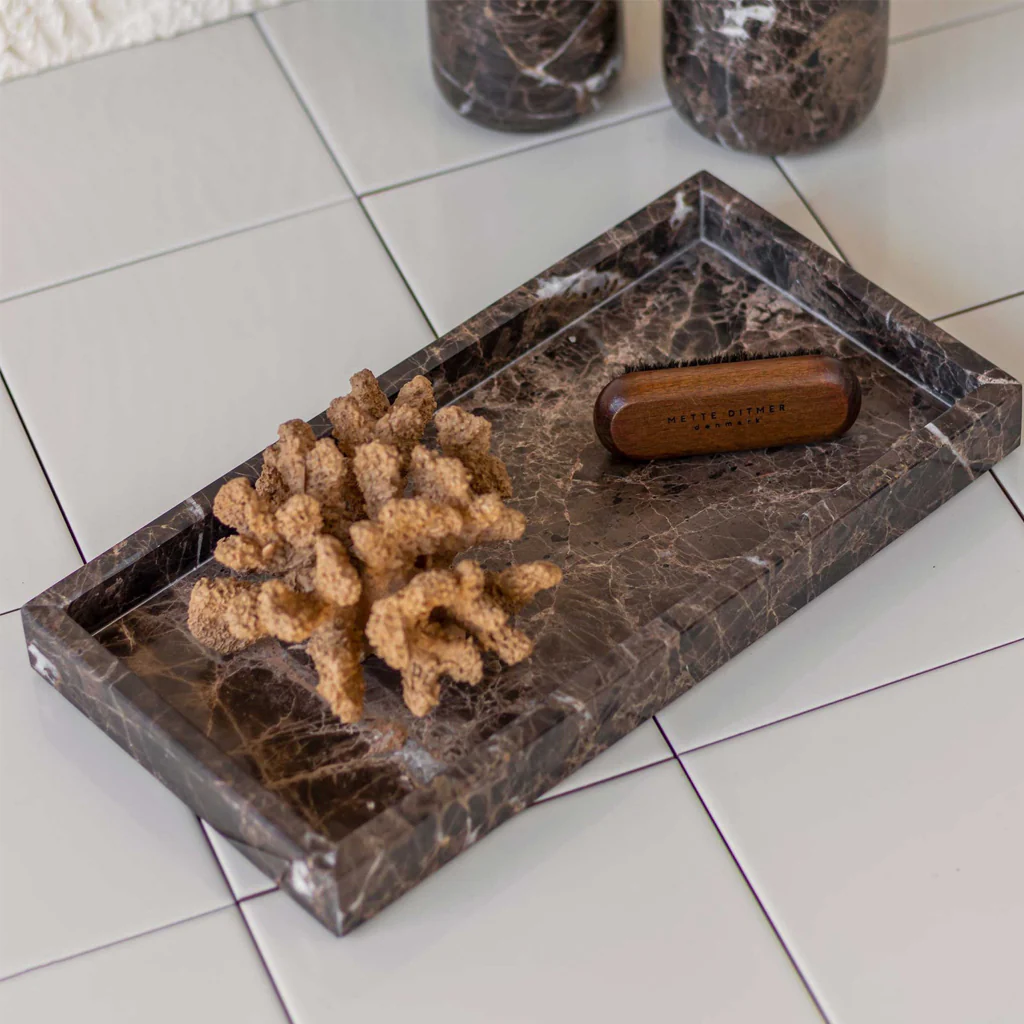 Mette Ditmer Marble Deco Tray Brown - Image 4
