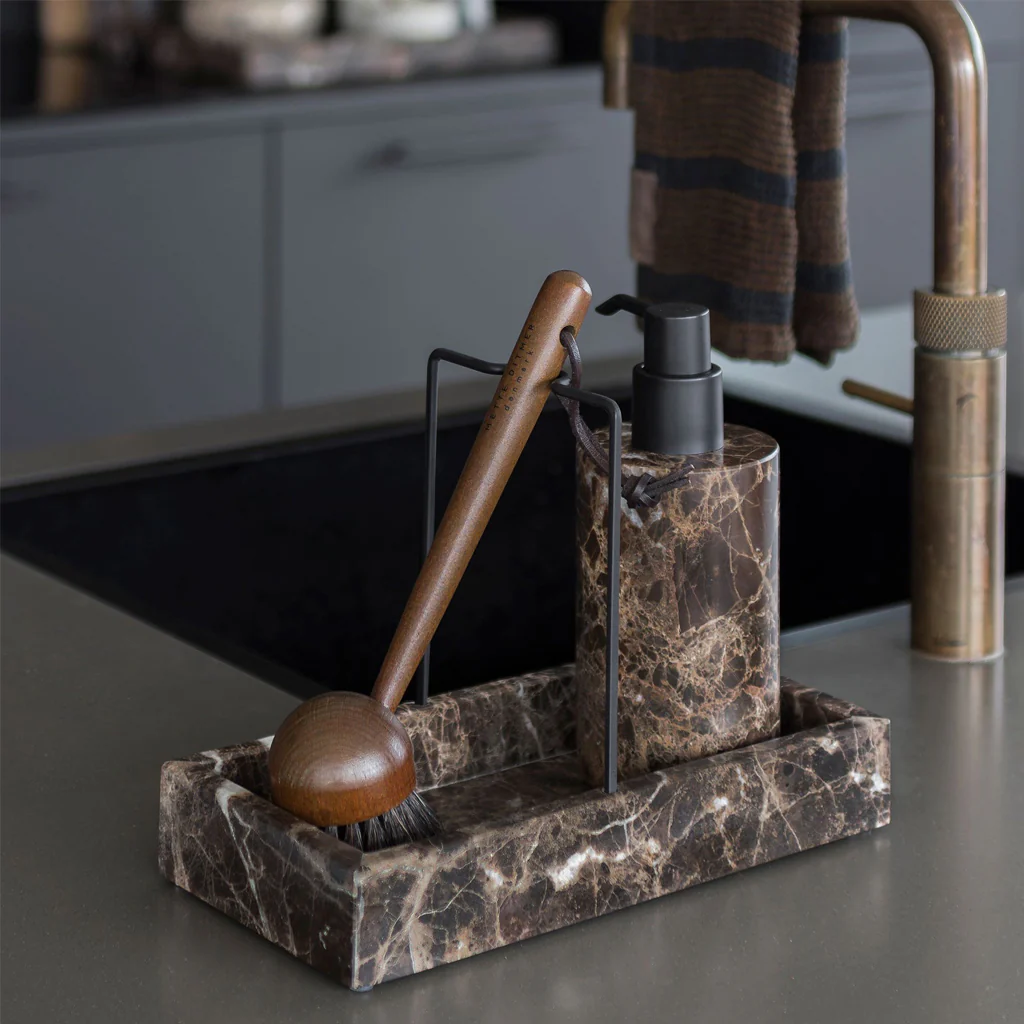 Mette Ditmer Marble Dishwashing Organizer Brown - Image 2