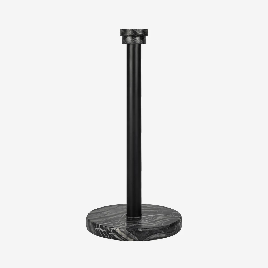Mette Ditmer Marble Paper Towel Holder Black Grey - Image 4