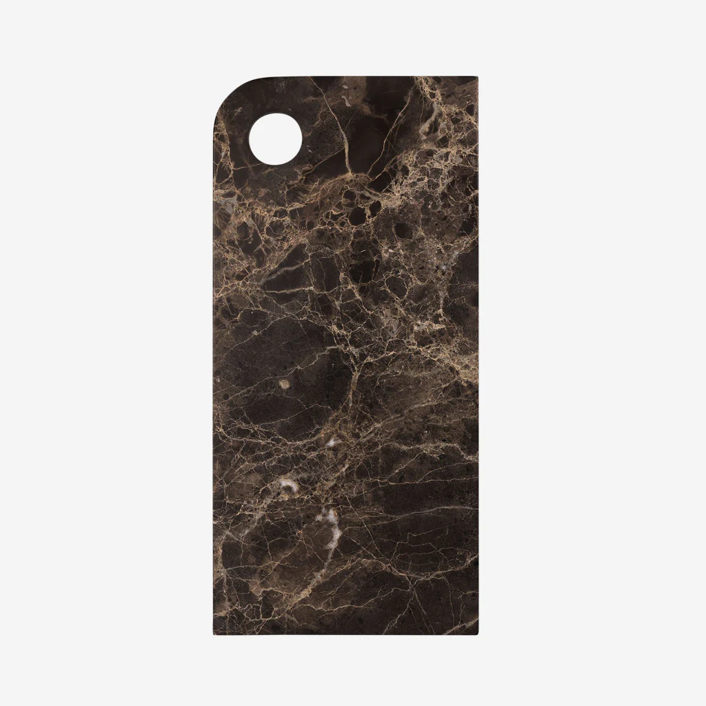 Mette Ditmer Marble Serving Board Large Brown - Image 2