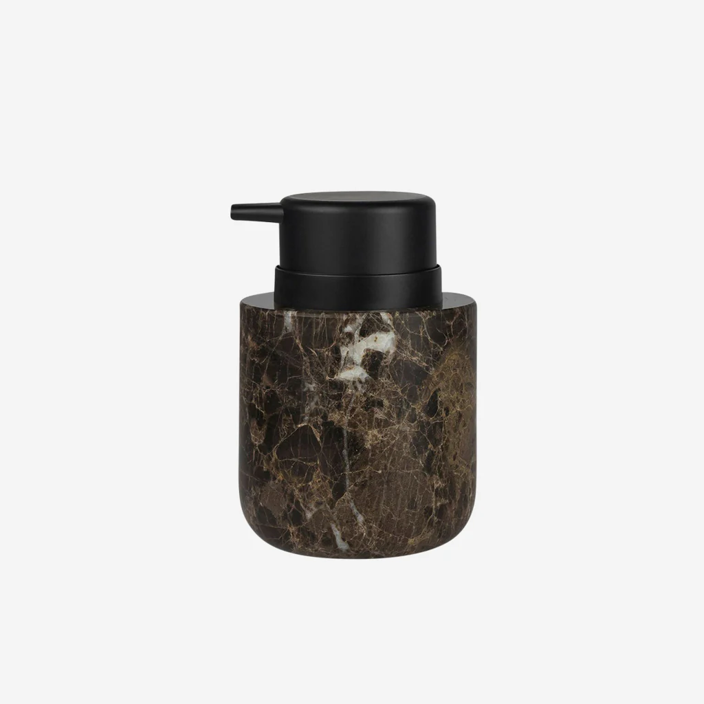 Mette Ditmer Marble Soap Pump Low Brown - Image 3