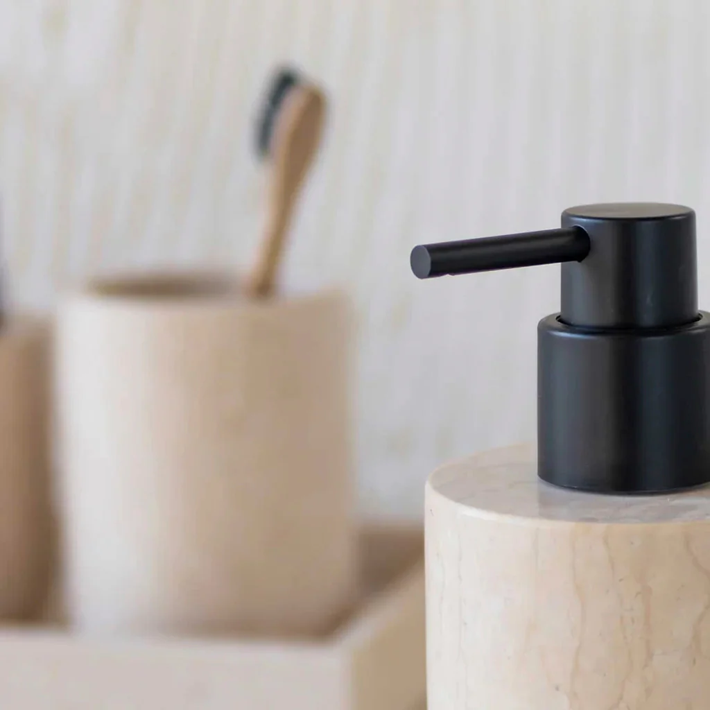 Mette Ditmer Marble Soap Pump Tall Sand - Image 5