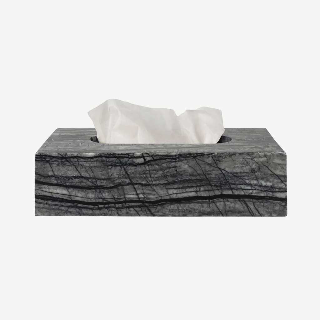 Mette Ditmer Marble Tissue Cover Black Grey - Image 3
