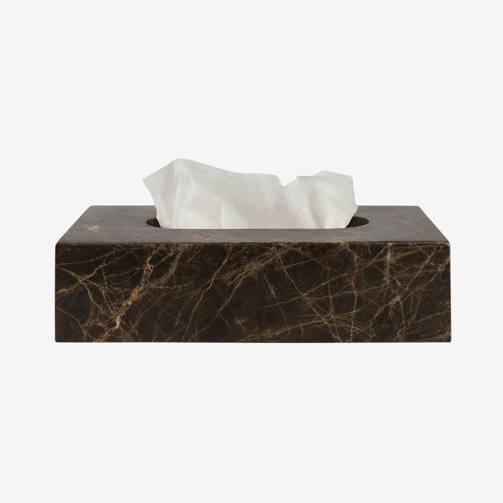Mette Ditmer Marble Tissue Cover Brown - Image 5