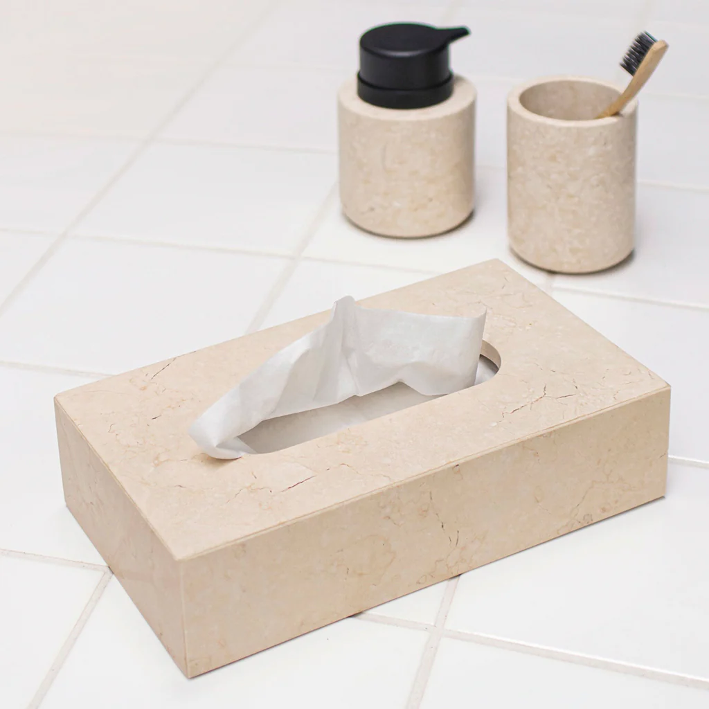 Mette Ditmer Marble Tissue Cover Sand - Image 2