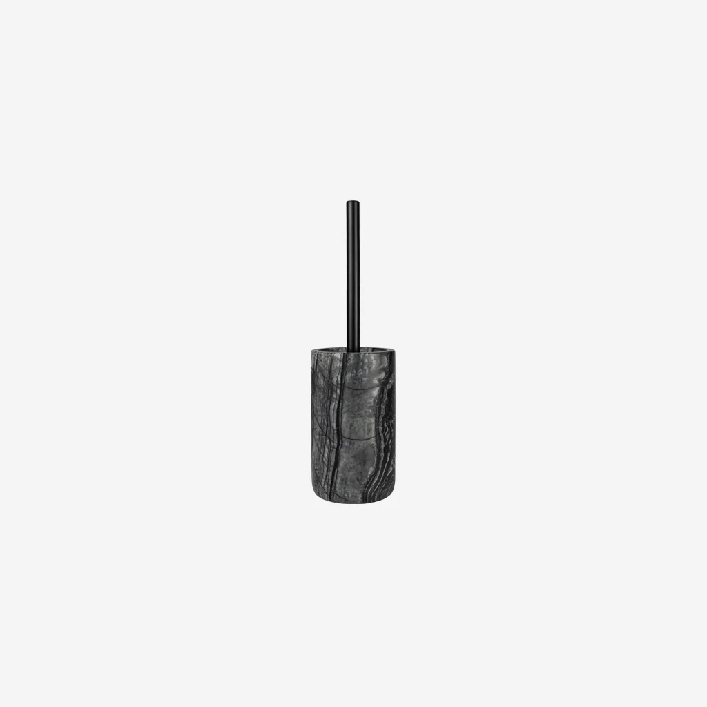 Mette Ditmer Marble Toilet Brush Black Grey
