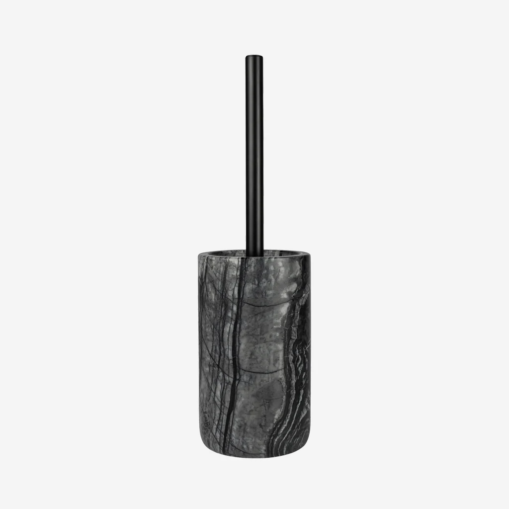 Mette Ditmer Marble Toilet Brush Black Grey - Image 3