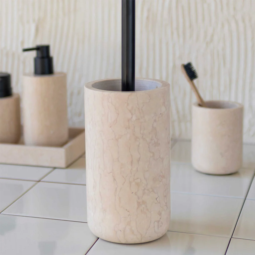 Mette Ditmer Marble Toilet Brush Sand - Image 3