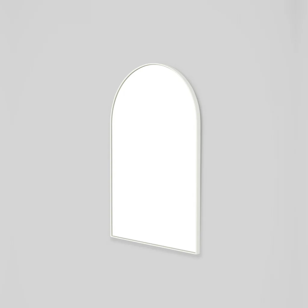 Middle Of Nowhere Bjorn Arch Mirror Long White - Image 2