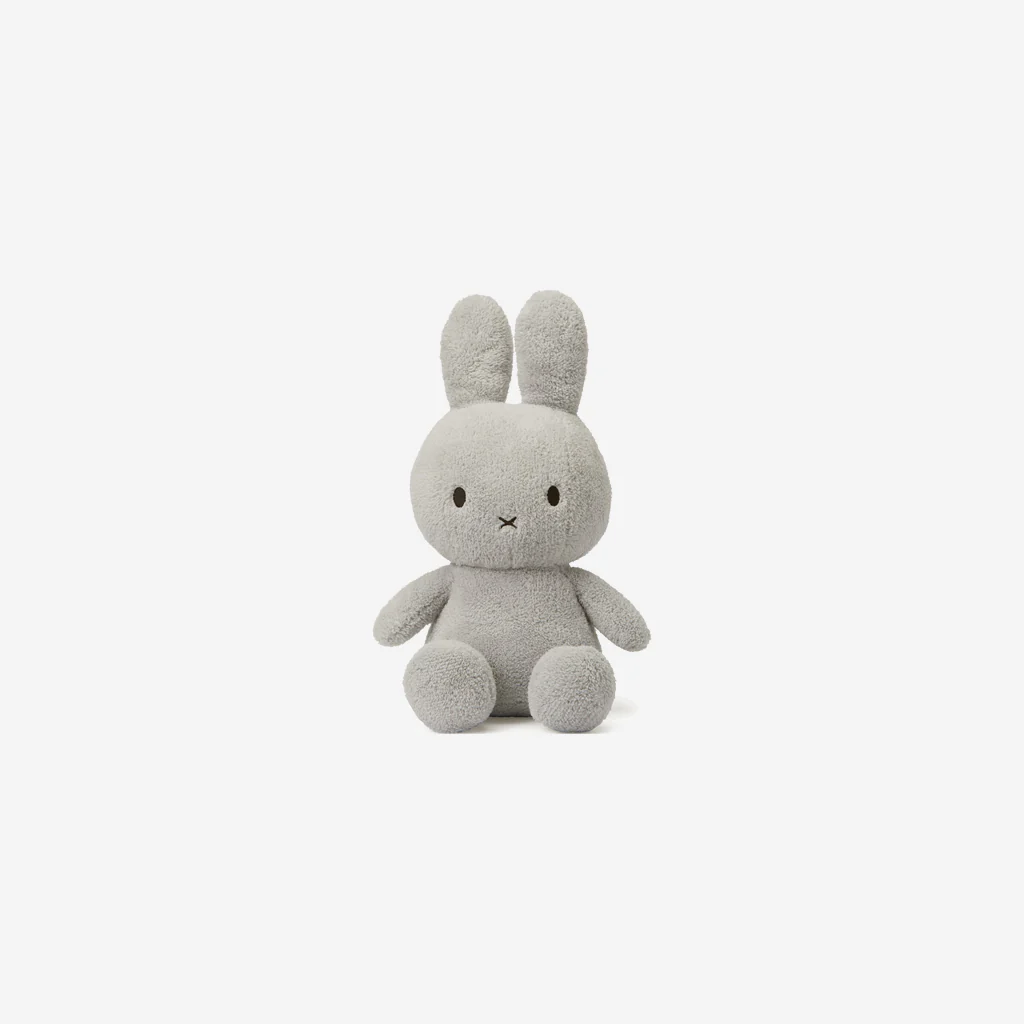 Miffy Plush Terry Medium Light Grey 33cm