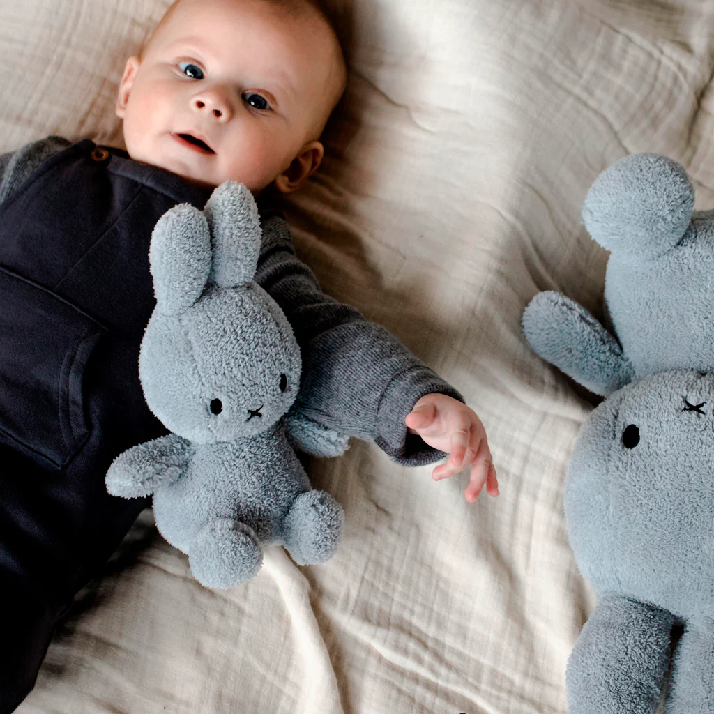 Miffy Plush Terry Medium Light Grey 33cm - Image 3