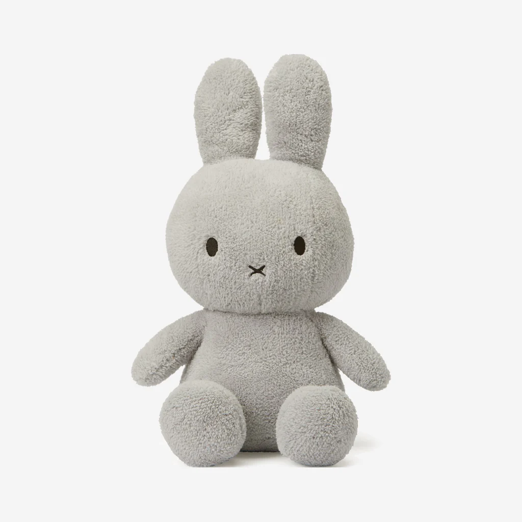Miffy Plush Terry Medium Light Grey 33cm - Image 4