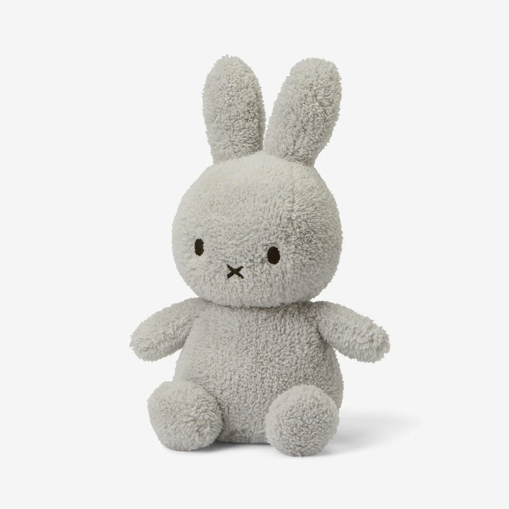 Miffy Plush Terry Small Light Grey 23cm - Image 4