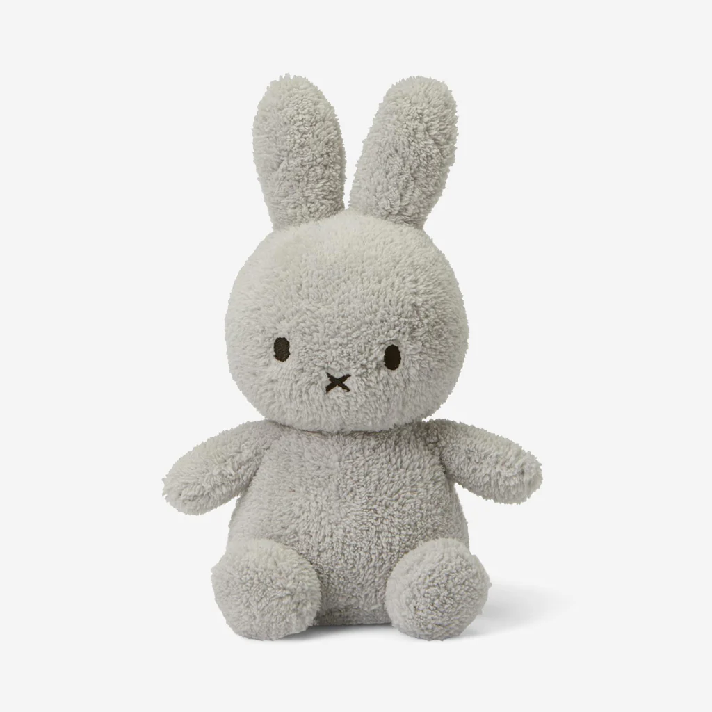 Miffy Plush Terry Small Light Grey 23cm - Image 6