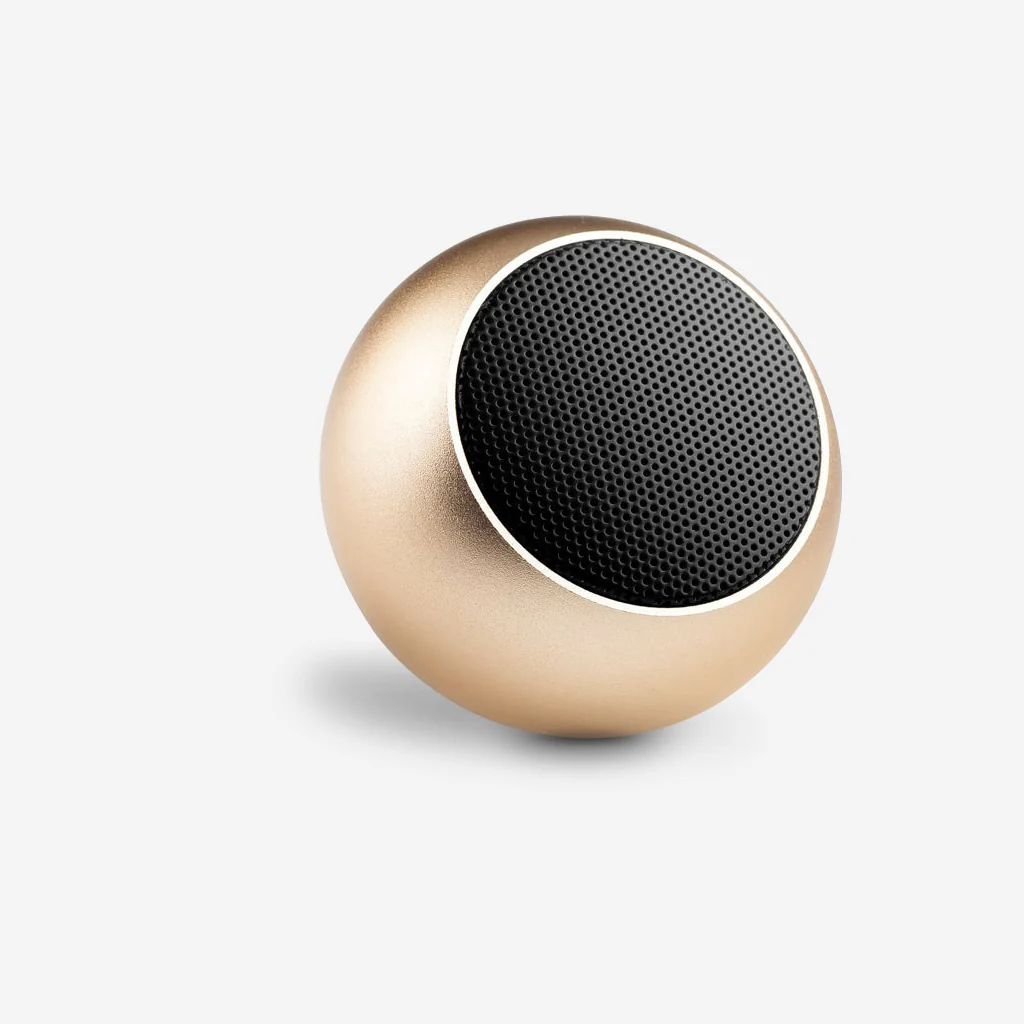 Mini Bluetooth Speaker Gold - Image 2