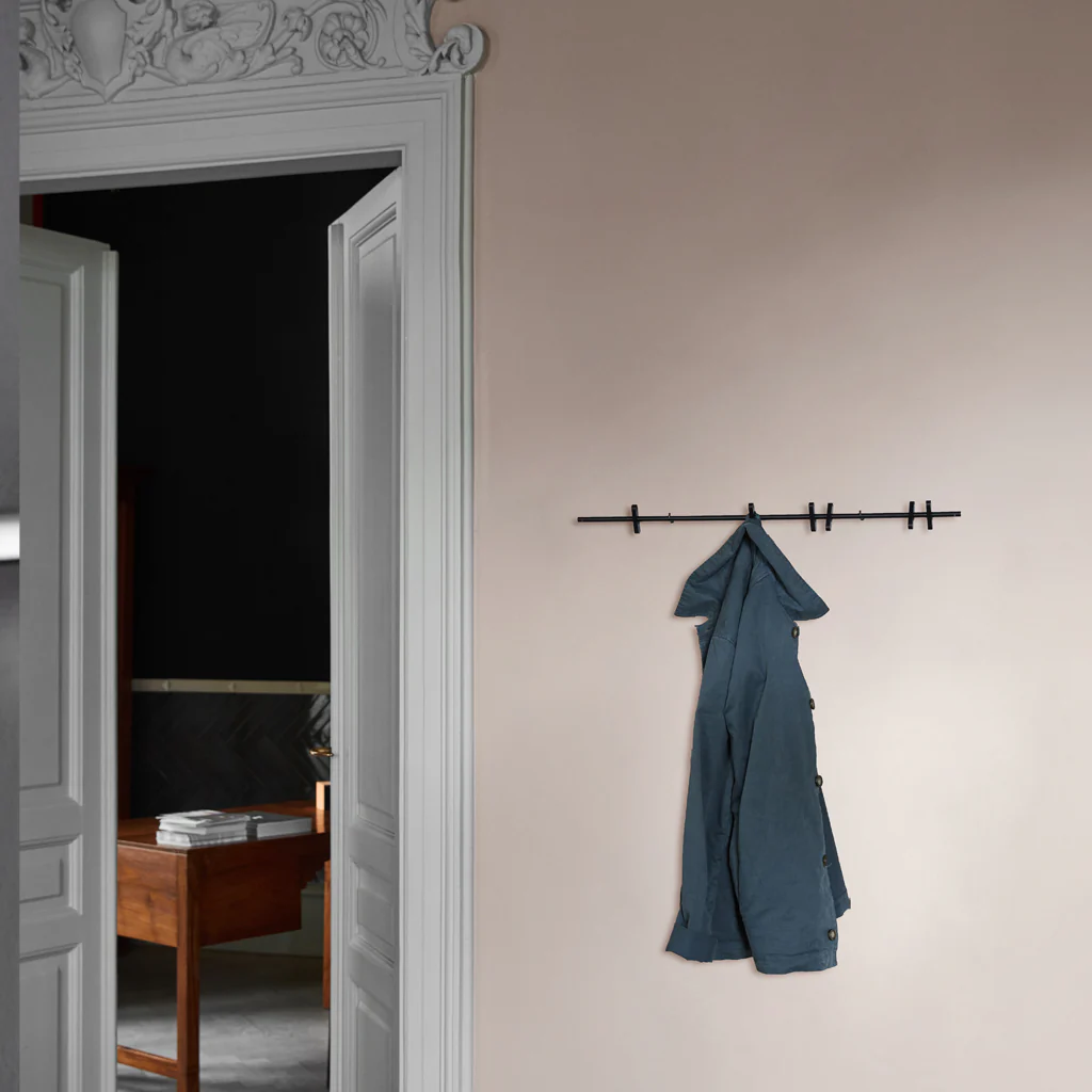 Moebe Coat Rack Black 70cm - Image 5