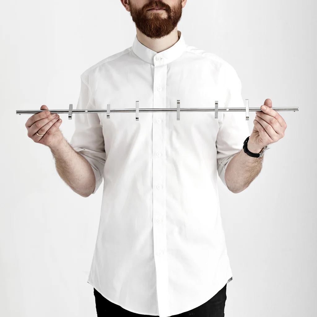 Moebe Coat Rack Chrome 70cm - Image 3
