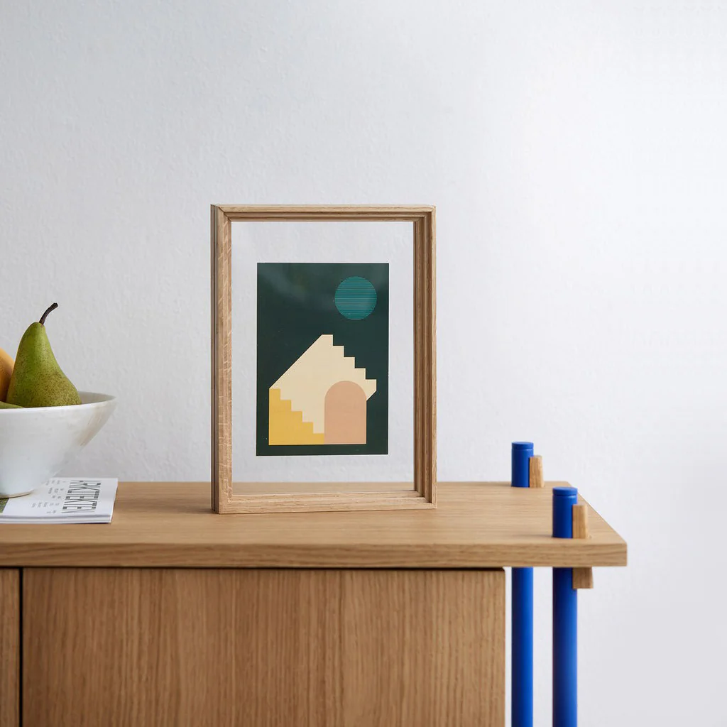 Moebe Standing Photo Frame Oak - Image 3