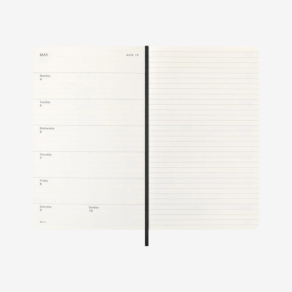 Moleskine 2026 Weekly Diary Large Horizontal Black - Image 2