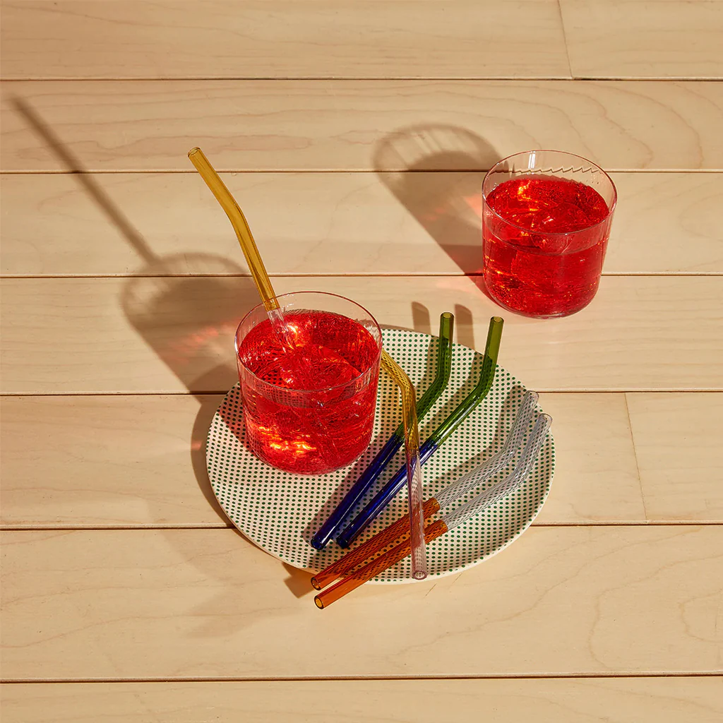 Moma Dual-Colour Glass Straws - Image 2