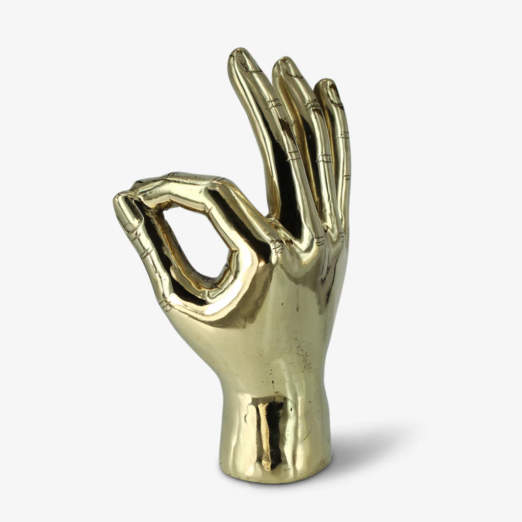 Mr Pinchy Brass Hand A OK - Image 2