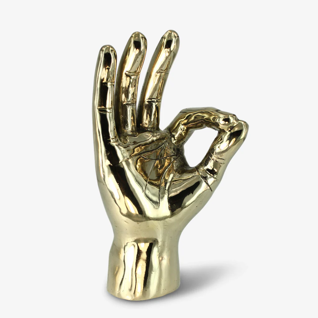 Mr Pinchy Brass Hand A OK - Image 3