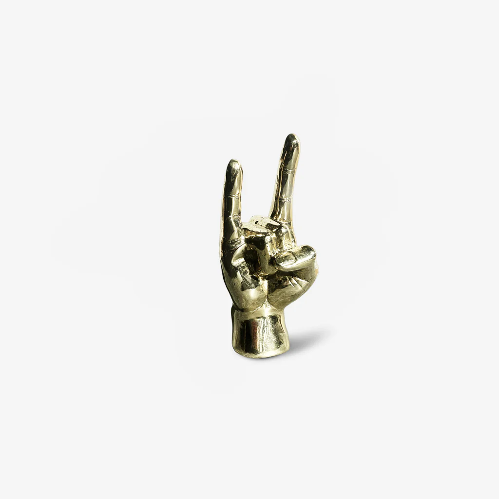 Mr Pinchy Brass Hand Rock-On