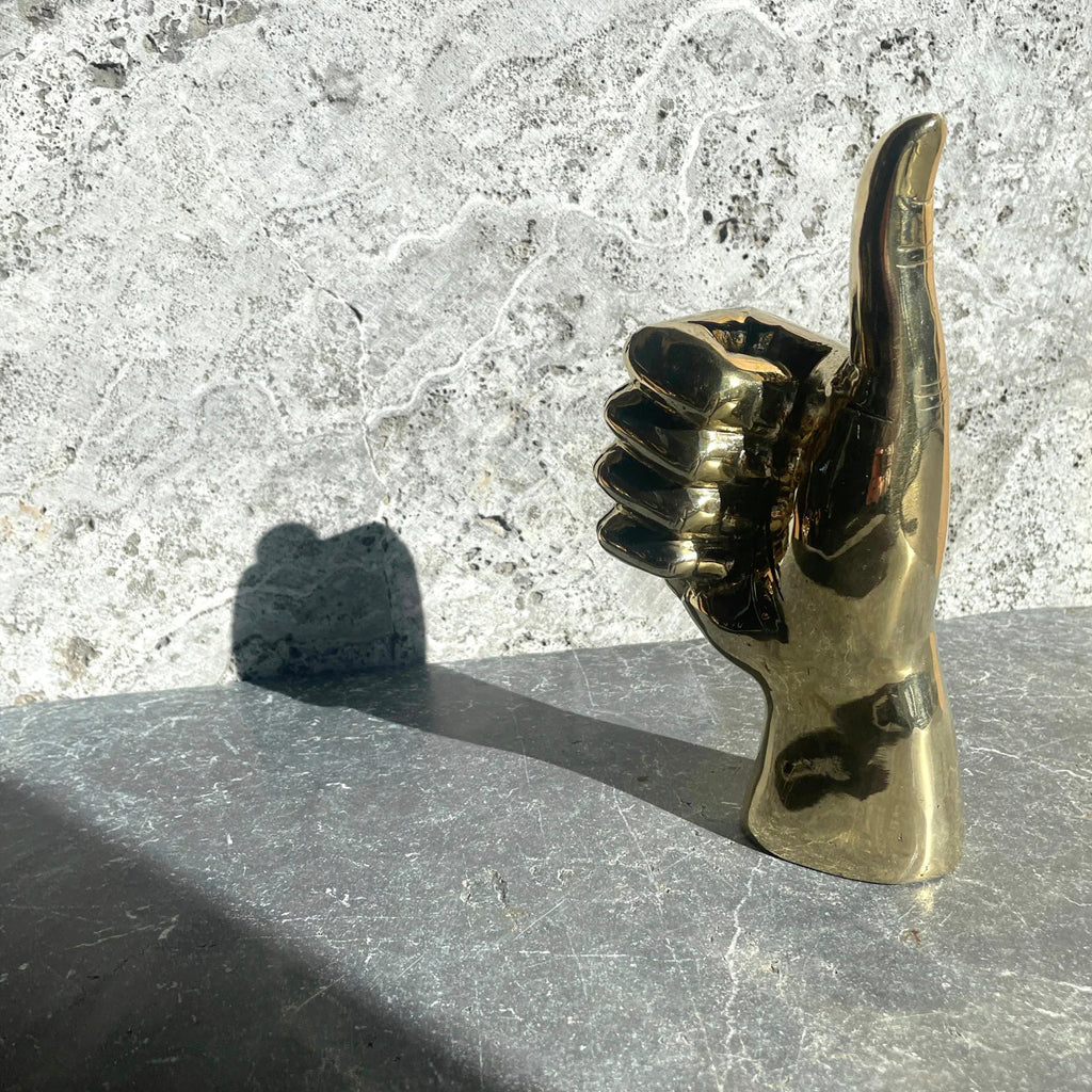 Mr Pinchy Brass Hand Thumbs Up - Image 3