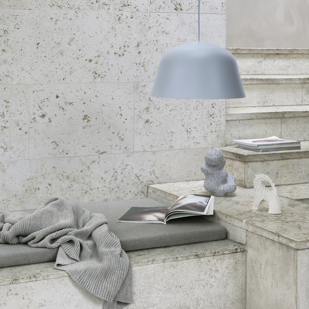 Muuto Ambit Pendant Light Blue Ø40cm - Image 2
