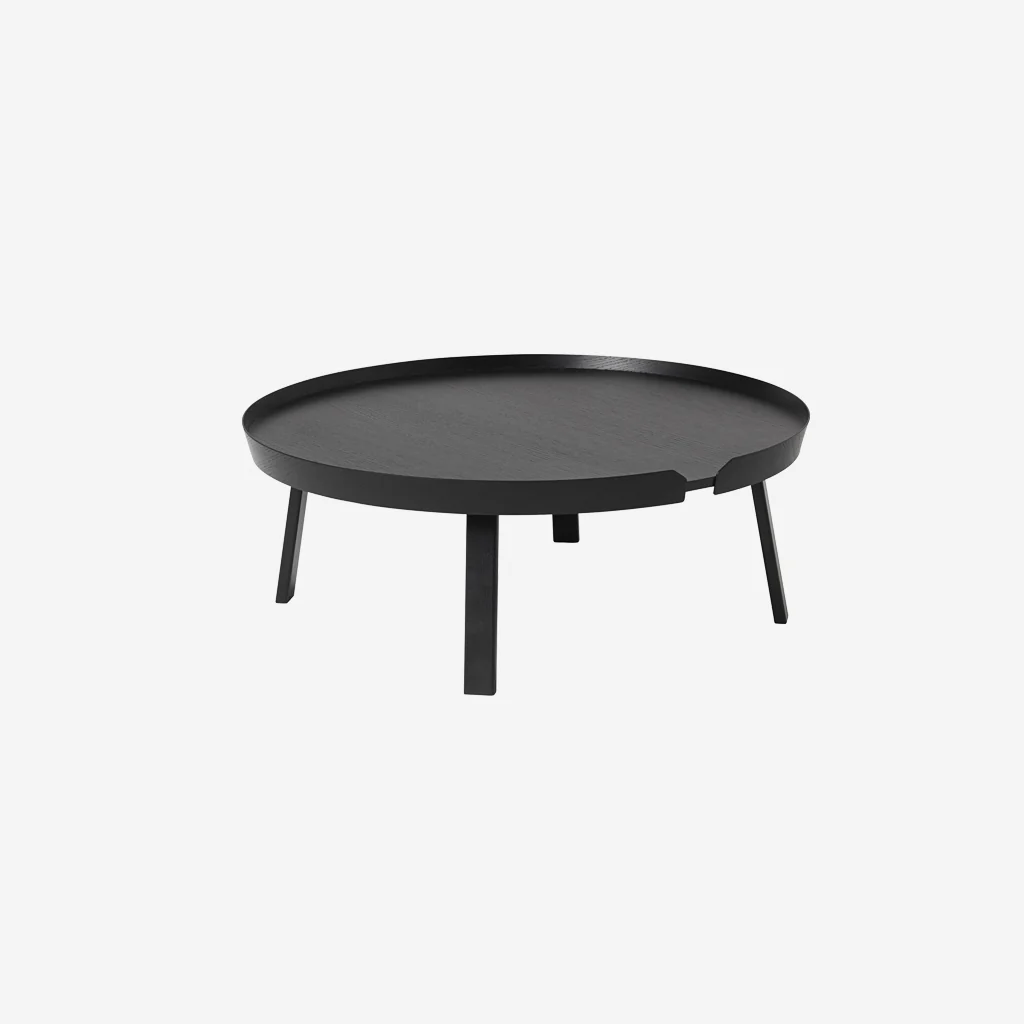 Muuto Around Coffee Table Black Extra Large