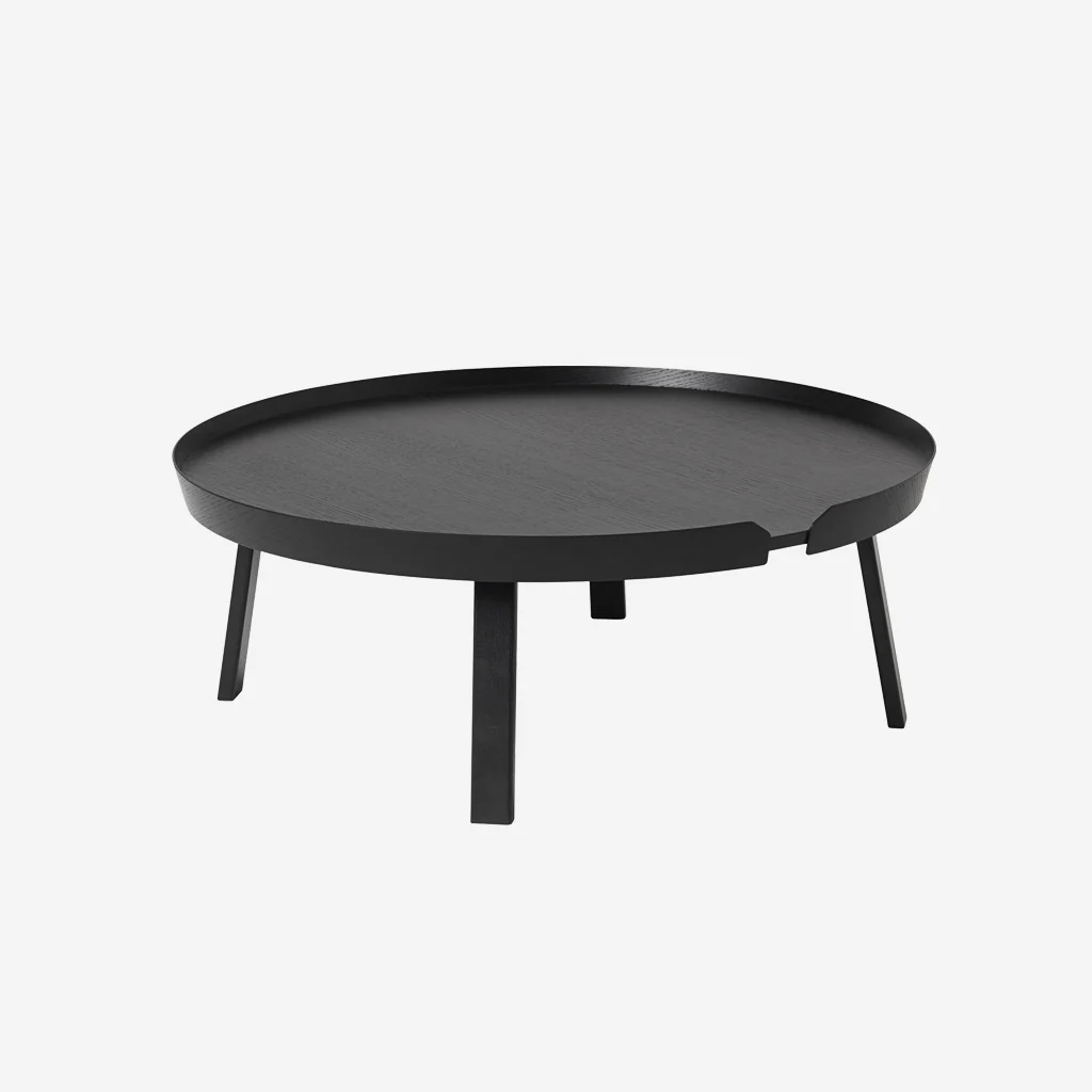 Muuto Around Coffee Table Black Extra Large - Image 2