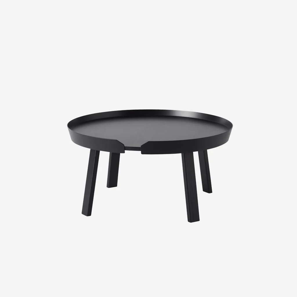 Muuto Around Coffee Table Black Large - Image 2