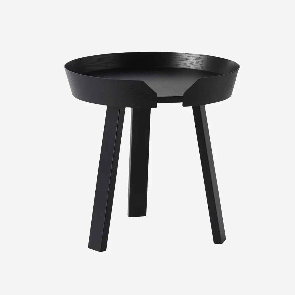 Muuto Around Coffee Table Black Small - Image 2