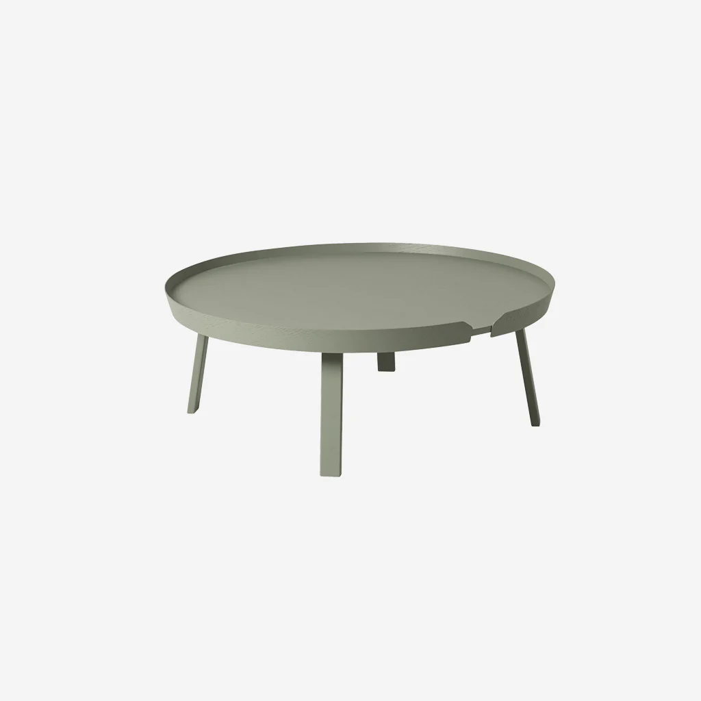 Muuto Around Coffee Table Dusty Green Extra Large