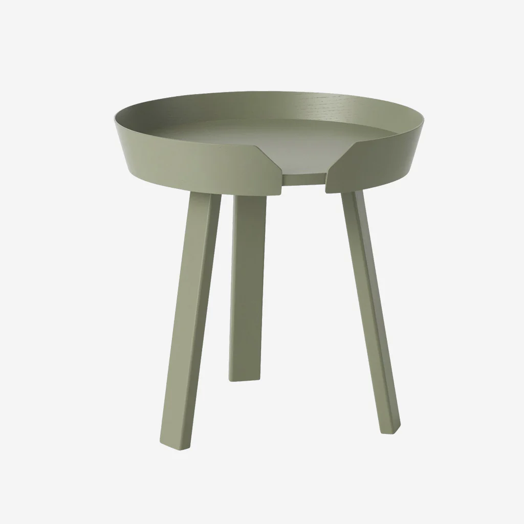 Muuto Around Coffee Table Dusty Green Small - Image 2