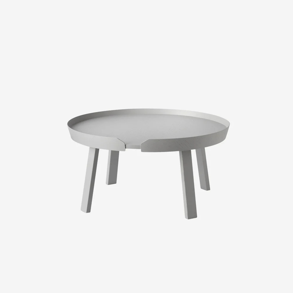 Muuto Around Coffee Table Grey Large - Image 2