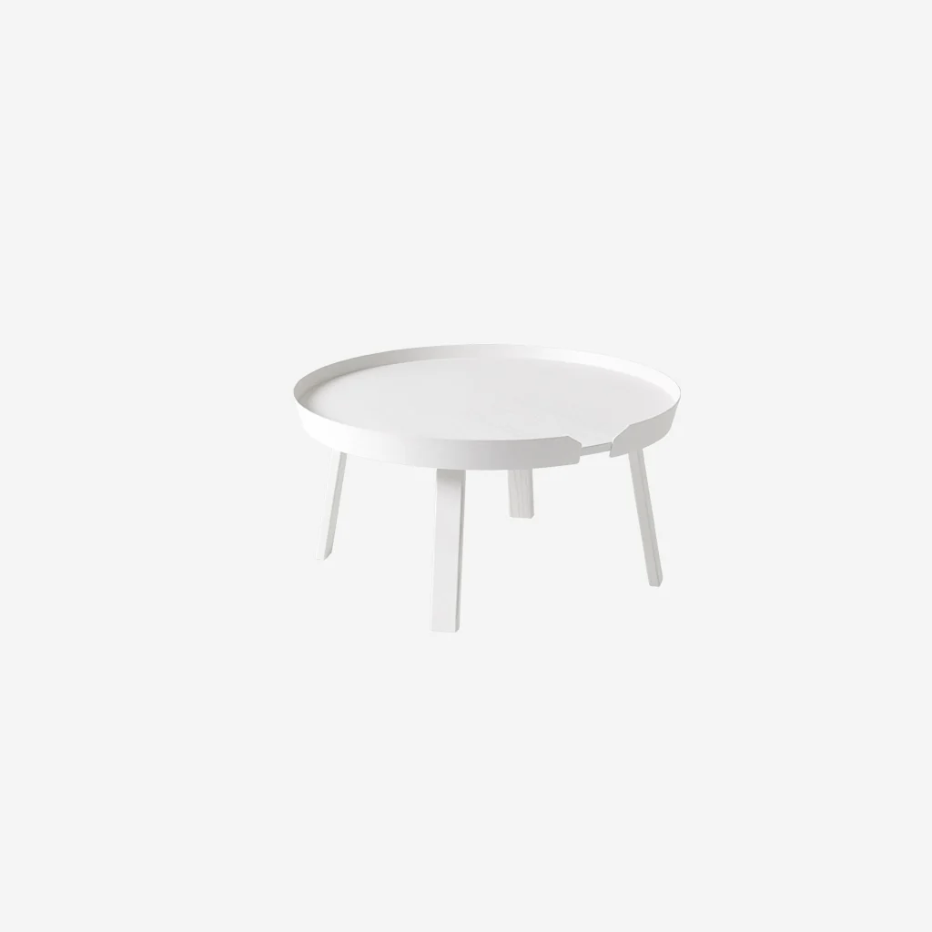 Muuto Around Coffee Table White Large