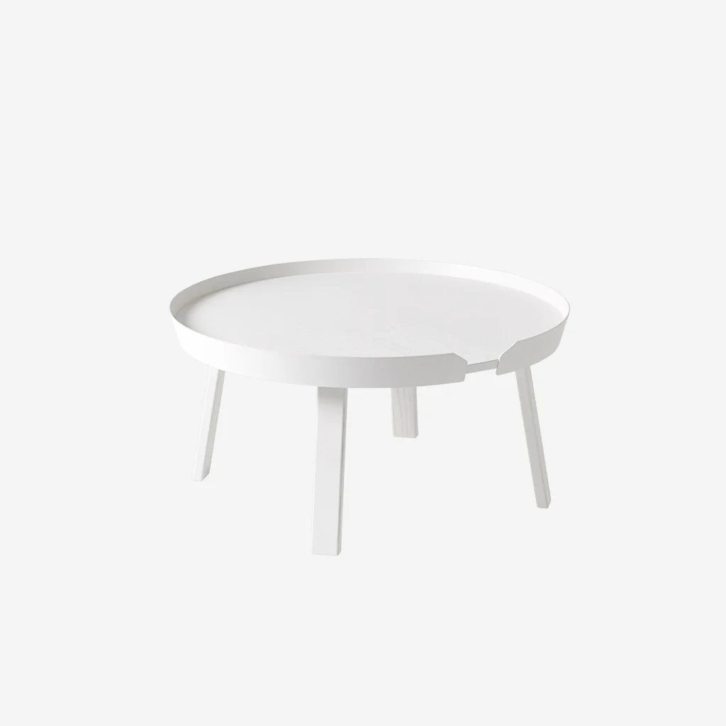 Muuto Around Coffee Table White Large - Image 2