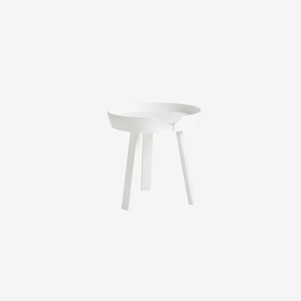 Muuto Around Coffee Table White Small