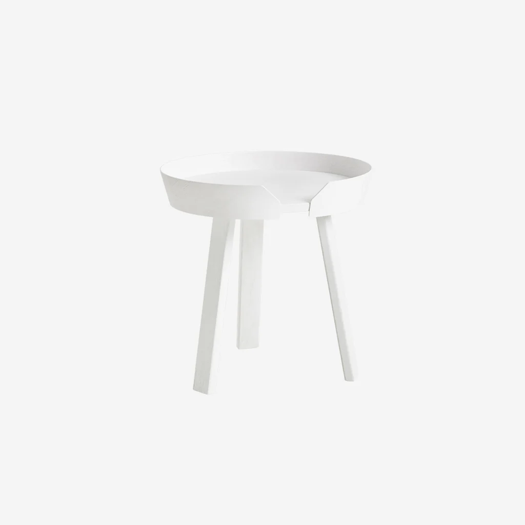 Muuto Around Coffee Table White Small - Image 2