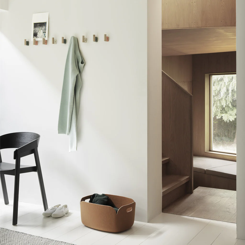Muuto Attach Coat Hook Oak Black - Image 3
