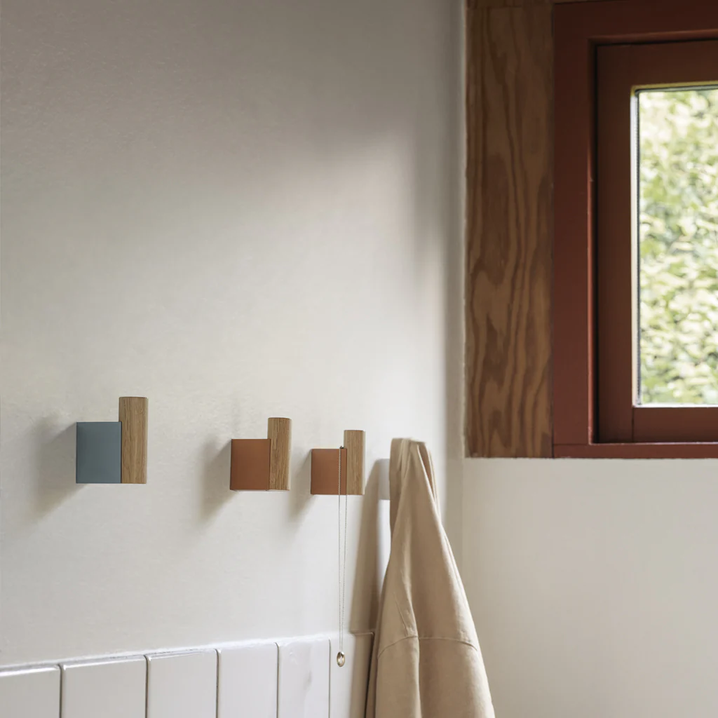Muuto Attach Coat Hook Oak Burnt Orange - Image 2