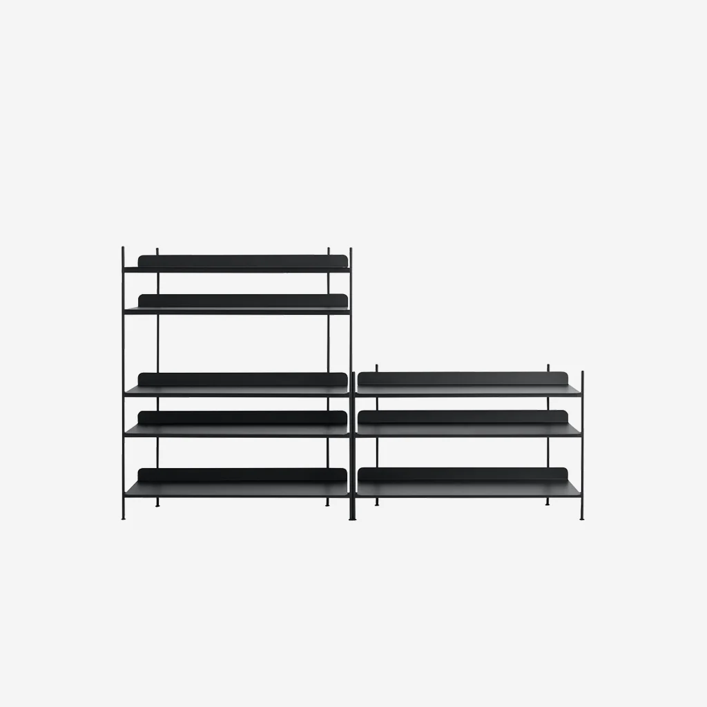 Muuto Compile Shelf Black Configuration 7