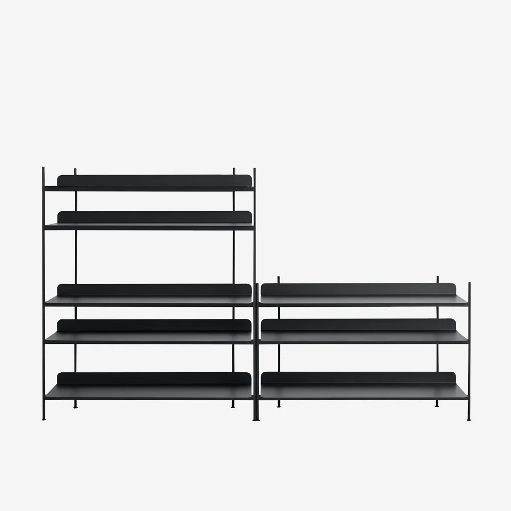 Muuto Compile Shelf Black Configuration 7 - Image 4