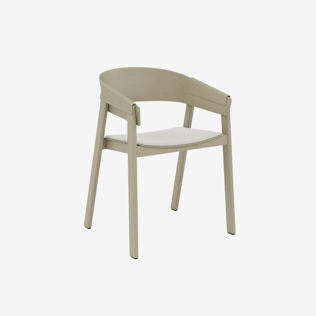 Muuto Cover Armchair Dark Beige Hallingdal