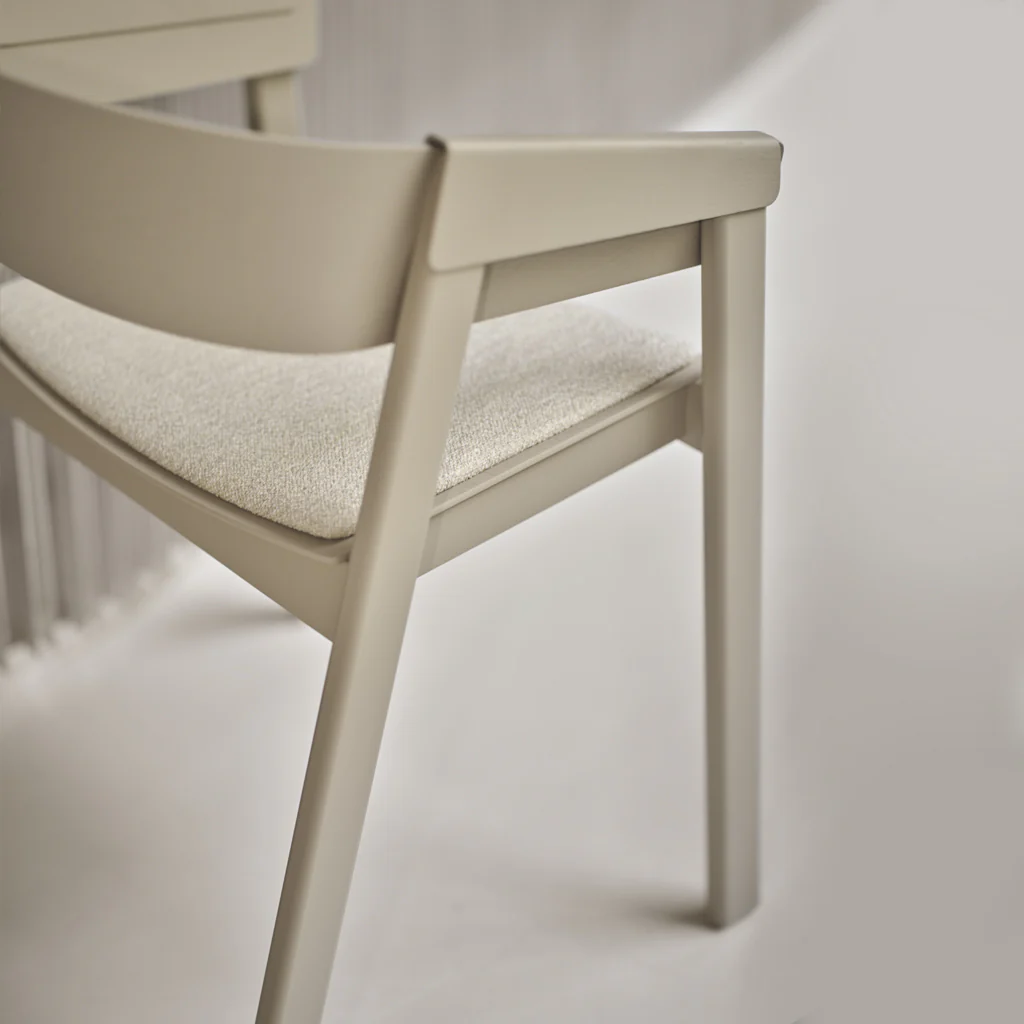 Muuto Cover Armchair Dark Beige Hallingdal - Image 3
