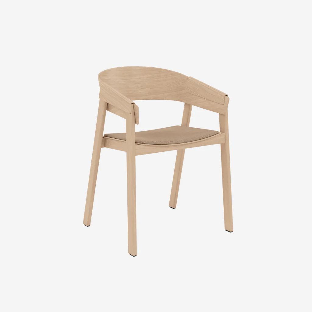 Muuto Cover Armchair Oak Hallingdal - Image 2